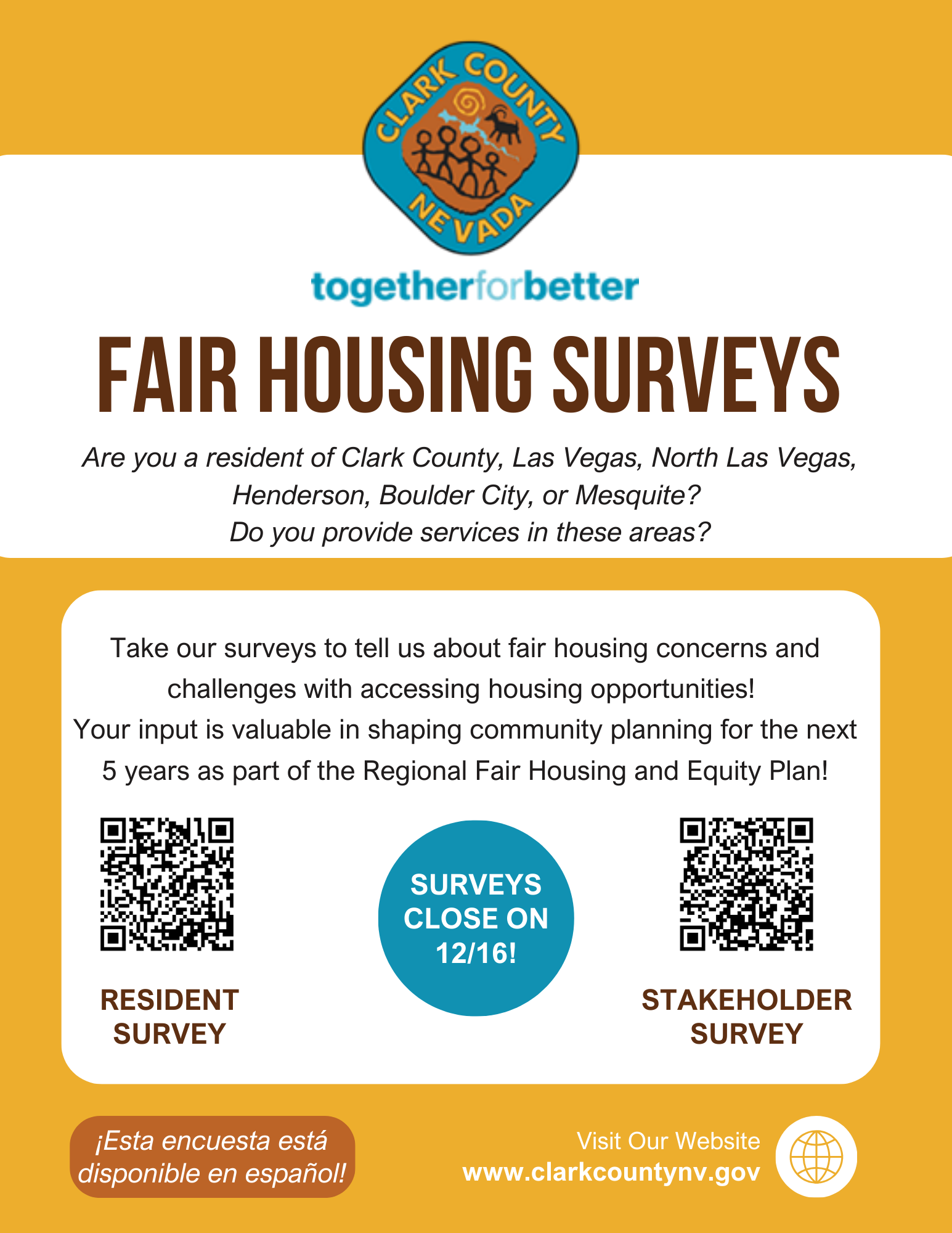 FAIR HOUSING SURVEYS